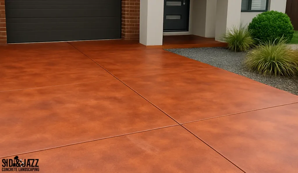 Enhancing Curb Appeal with Coloured Concrete Driveways