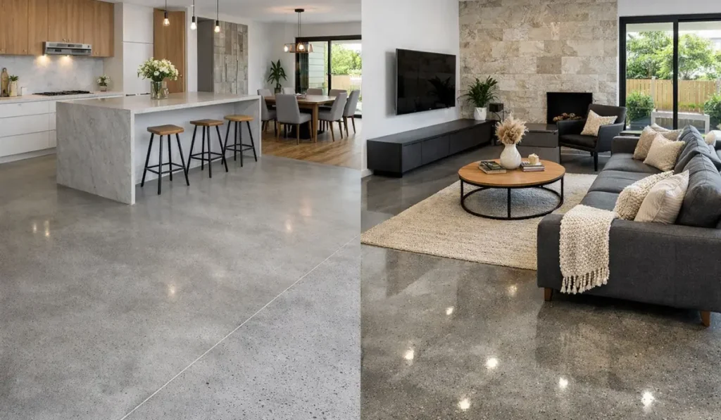 Honed & Polished Concrete Floors in Perth Durable & Stylish Installation